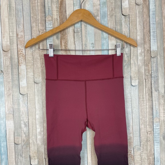 Varley S Ombre Perforated High Rise Waist Dover 7/8 Legging Tight Athletic Yoga - Picture 3 of 14